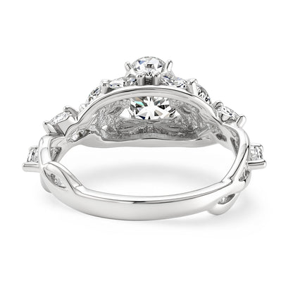 Oval Secret Garden Moissanite Engagement Ring - NavianJewelry™