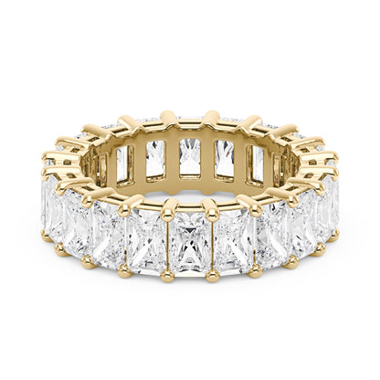 Radiant Cut Full Eternity Moissanite Wedding Band - NavianJewelry™