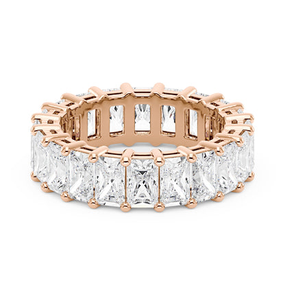 Radiant Cut Full Eternity Moissanite Wedding Band - NavianJewelry™