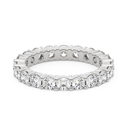 Round Cut Full Eternity Wedding Ring - NavianJewelry™