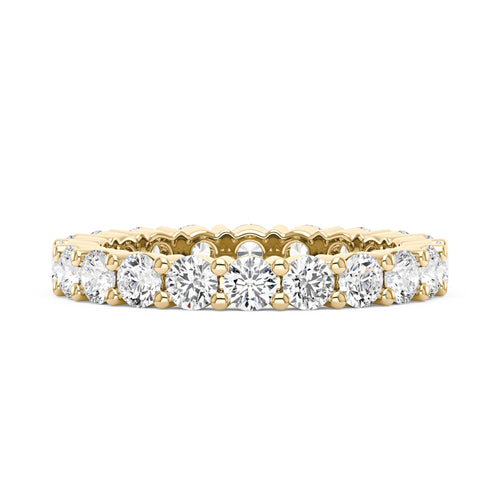 Round Cut Full Eternity Wedding Ring - NavianJewelry™
