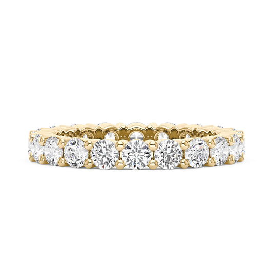 Round Cut Full Eternity Wedding Ring - NavianJewelry™