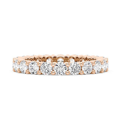 Round Cut Full Eternity Wedding Ring - NavianJewelry™