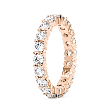 Round Cut Full Eternity Wedding Ring - NavianJewelry™