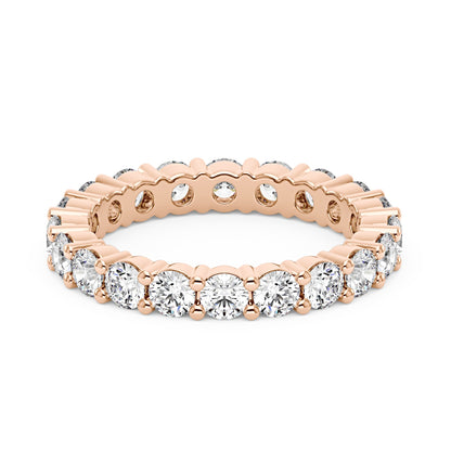 Round Cut Full Eternity Wedding Ring - NavianJewelry™