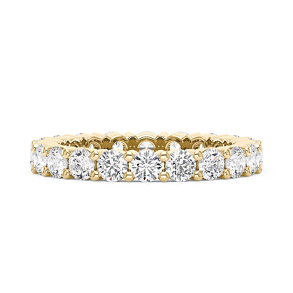 Elongated Cushion Moissanite Solitaire Ring and Full Eternity Band Bridal Set