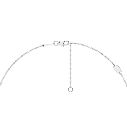 Round Moissanite Floral Halo Pendant Necklace - NavianJewelry™