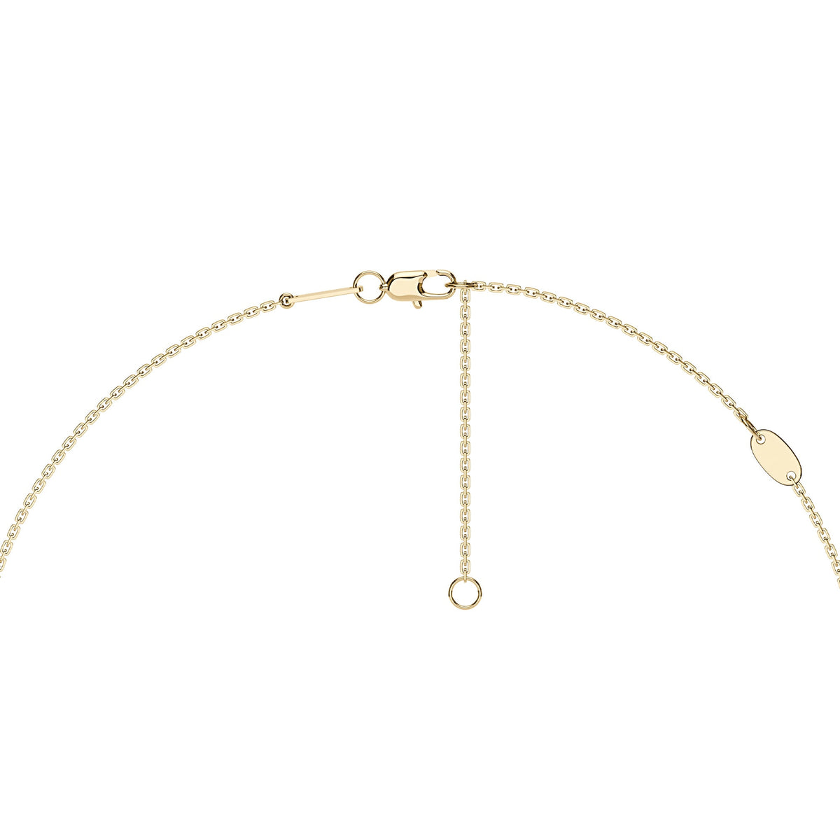 Round Moissanite Floral Halo Pendant Necklace - NavianJewelry™