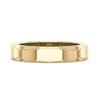 Unisex Modern And Minimalism Polished Wedding Band - NavianJewelry™