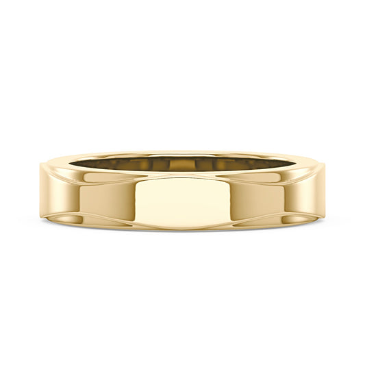 Unisex Modern And Minimalism Polished Wedding Band - NavianJewelry™
