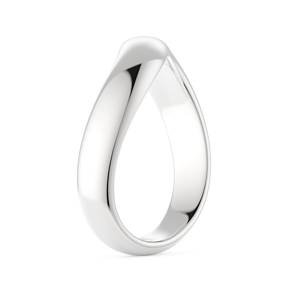 Nature Inspired Wave Solid Band - NavianJewelry™