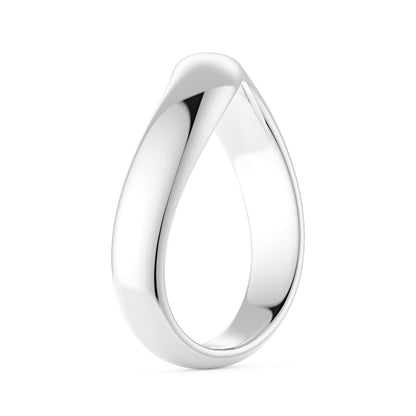 Nature Inspired Wave Solid Band - NavianJewelry™