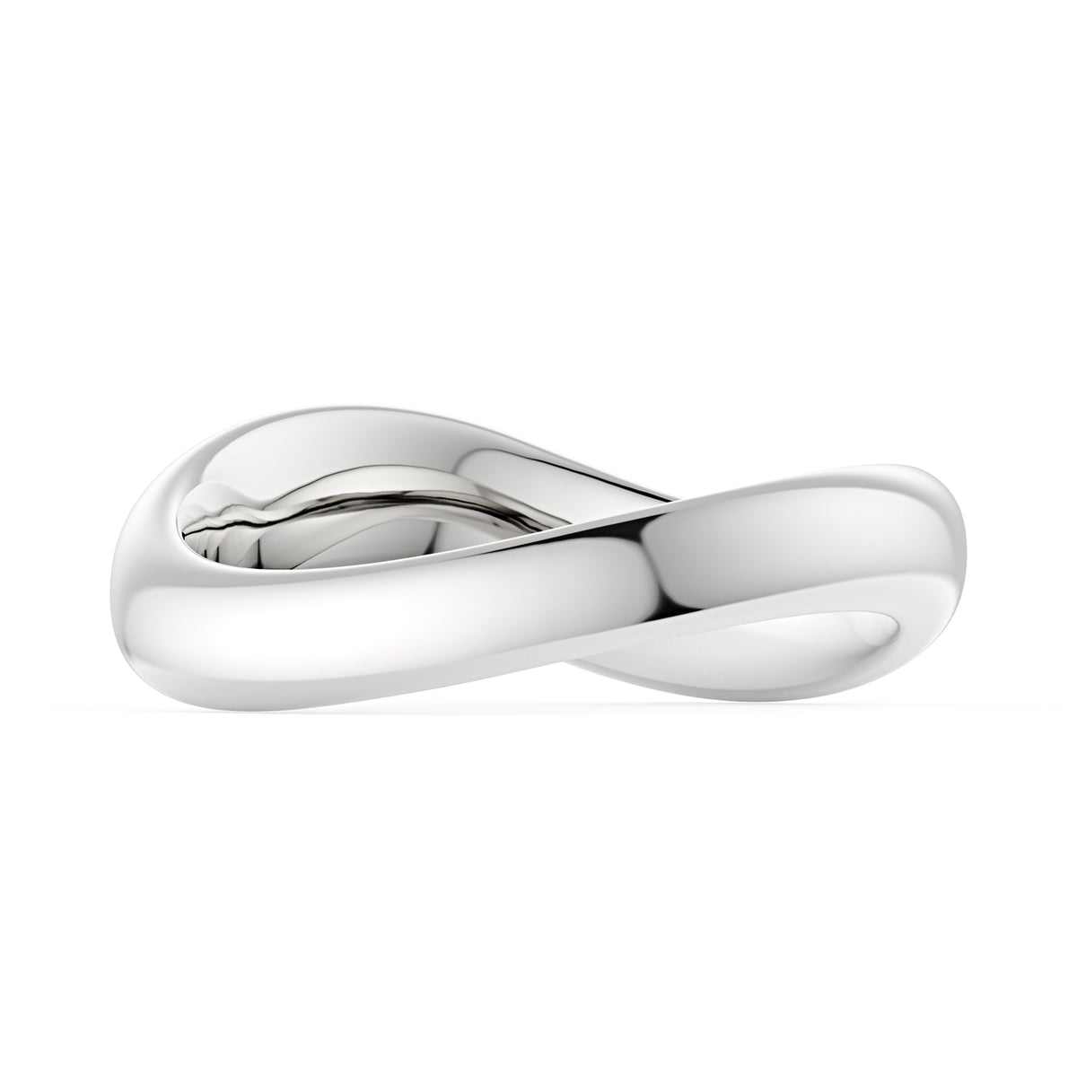 Nature Inspired Wave Solid Band - NavianJewelry™