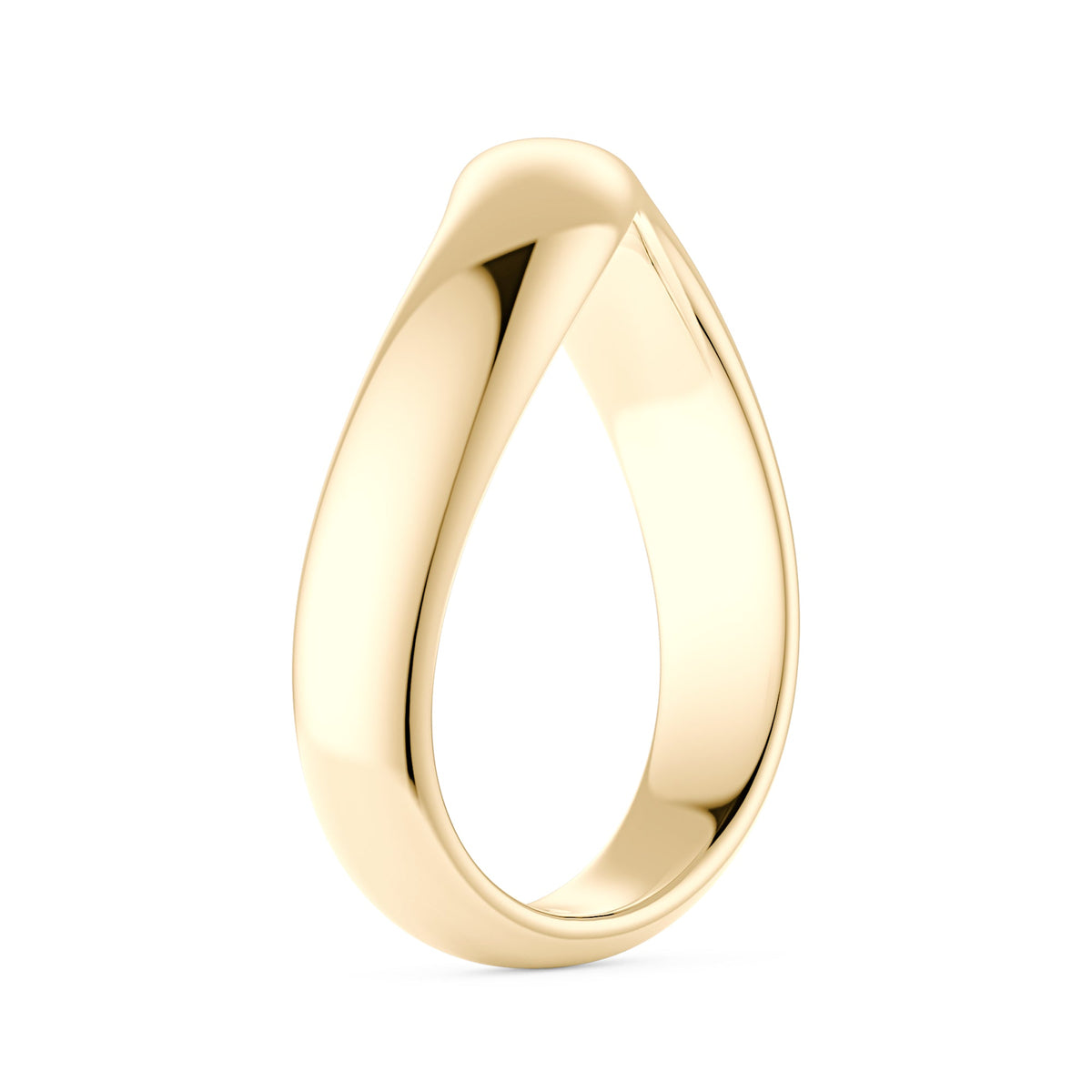 Nature Inspired Wave Solid Band - NavianJewelry™