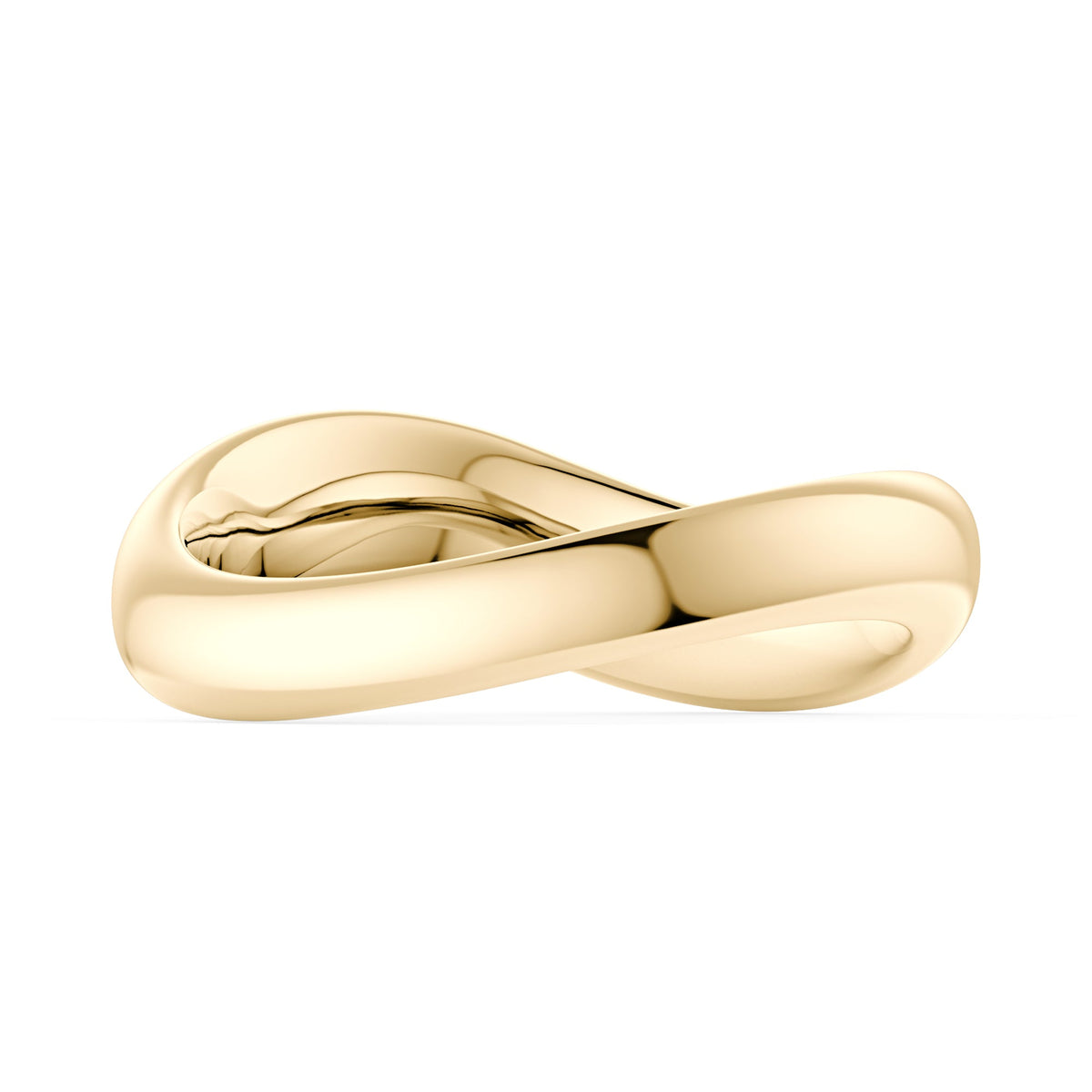 Nature Inspired Wave Solid Band - NavianJewelry™