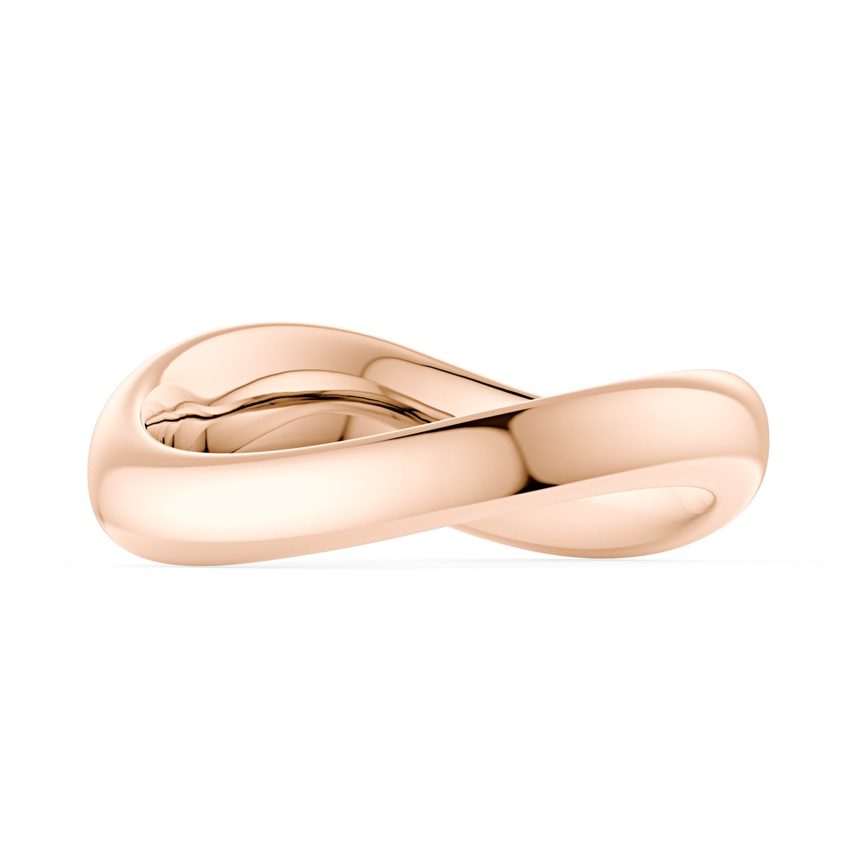 Nature Inspired Wave Solid Band - NavianJewelry™