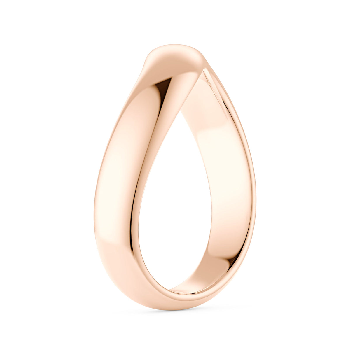 Nature Inspired Wave Solid Band - NavianJewelry™